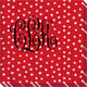 Small Red Dots Beverage Caspari Napkins Image 1 of 2